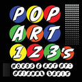 POP ART 123's: A colorful counting book - Paperback