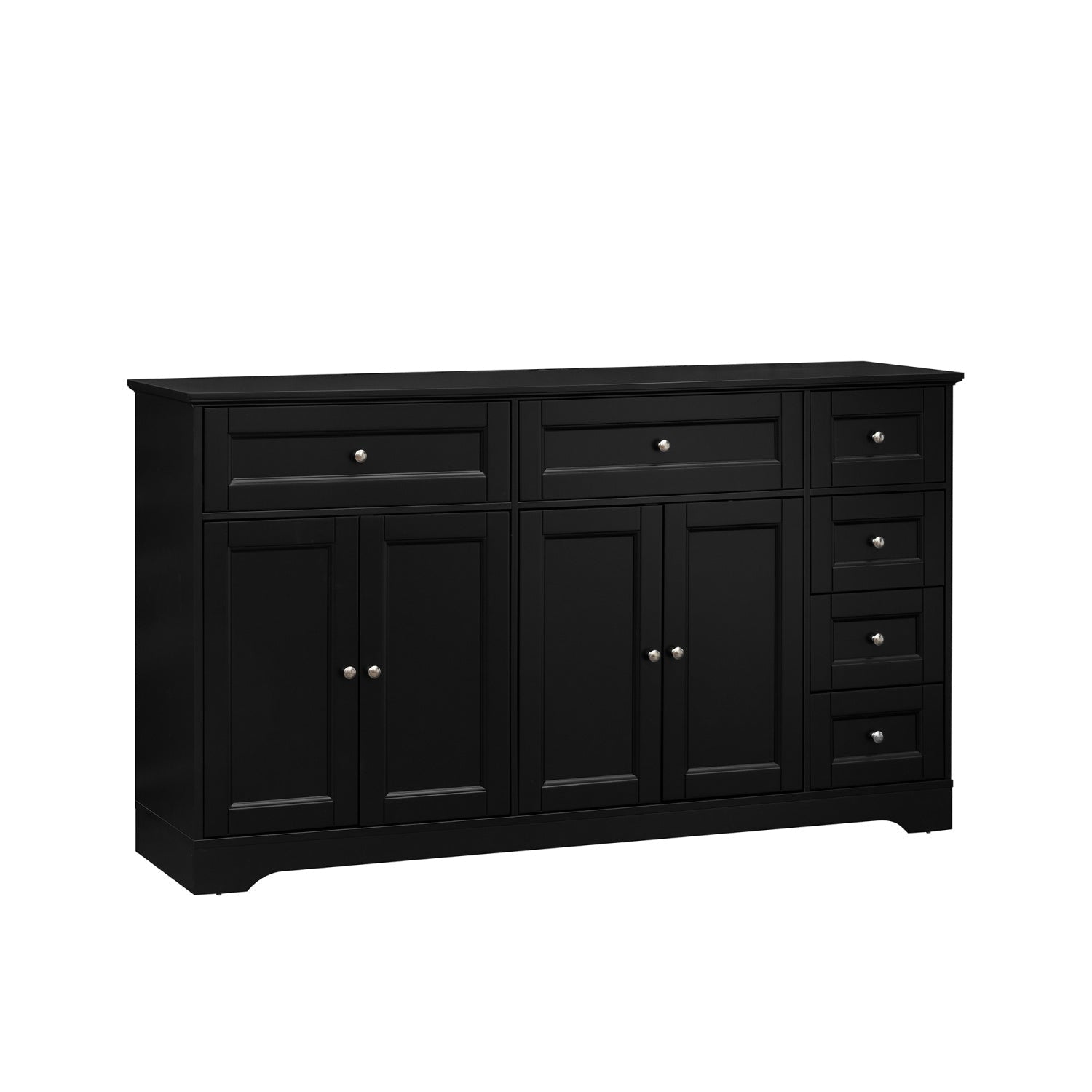 59" Buffet Sideboard with 6 Drawers and 2 Cabinets