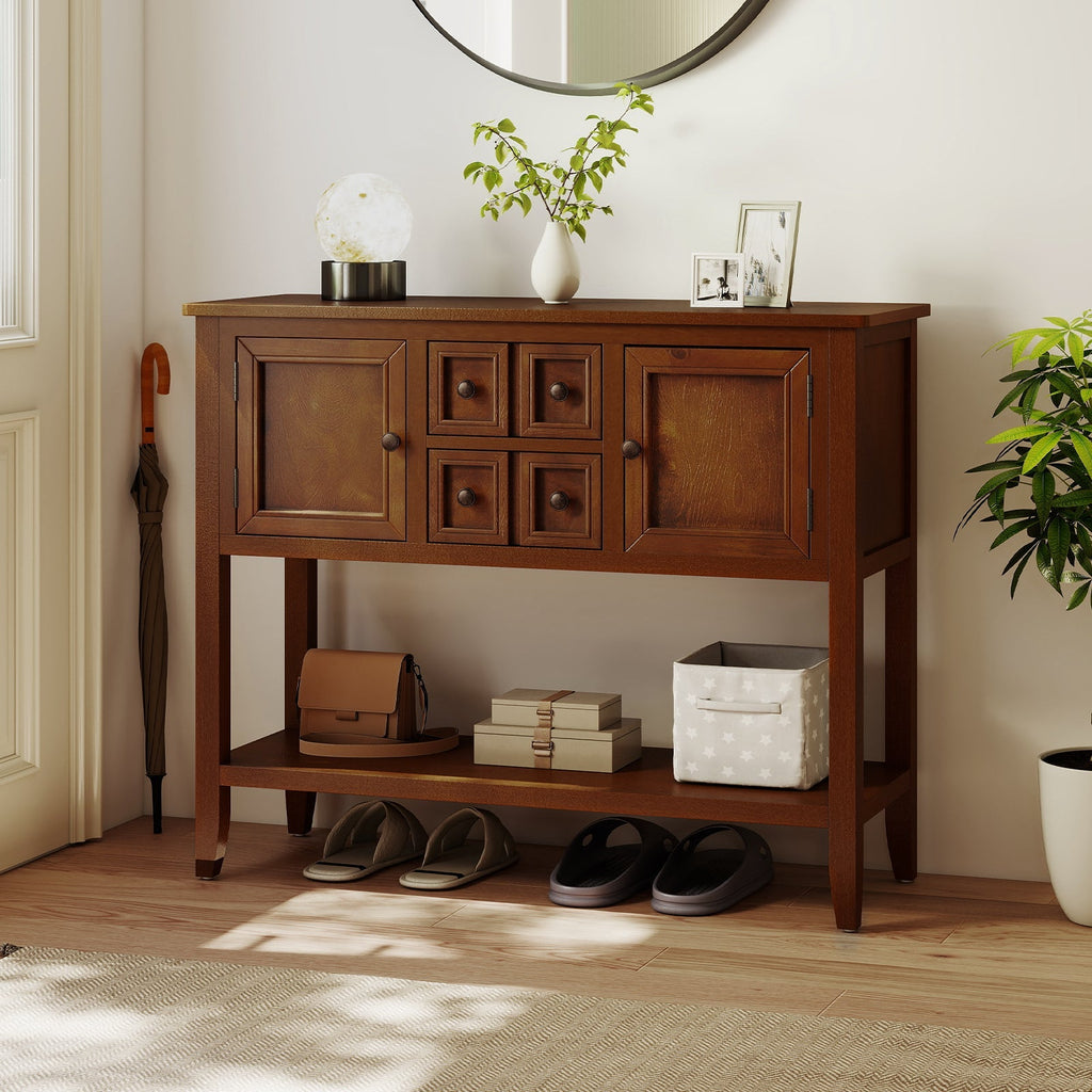 Buffet Sideboard Cabinet with 2 Doors and 2 Drawers