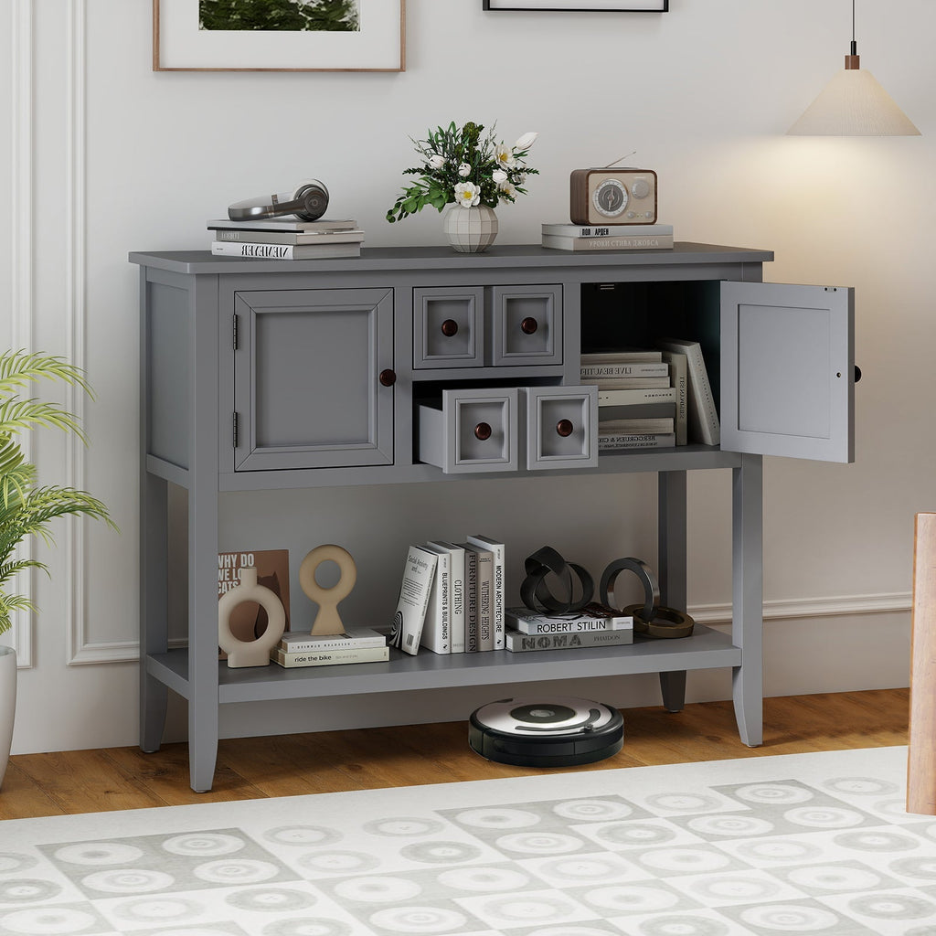 Buffet Sideboard Cabinet with 2 Doors and 2 Drawers