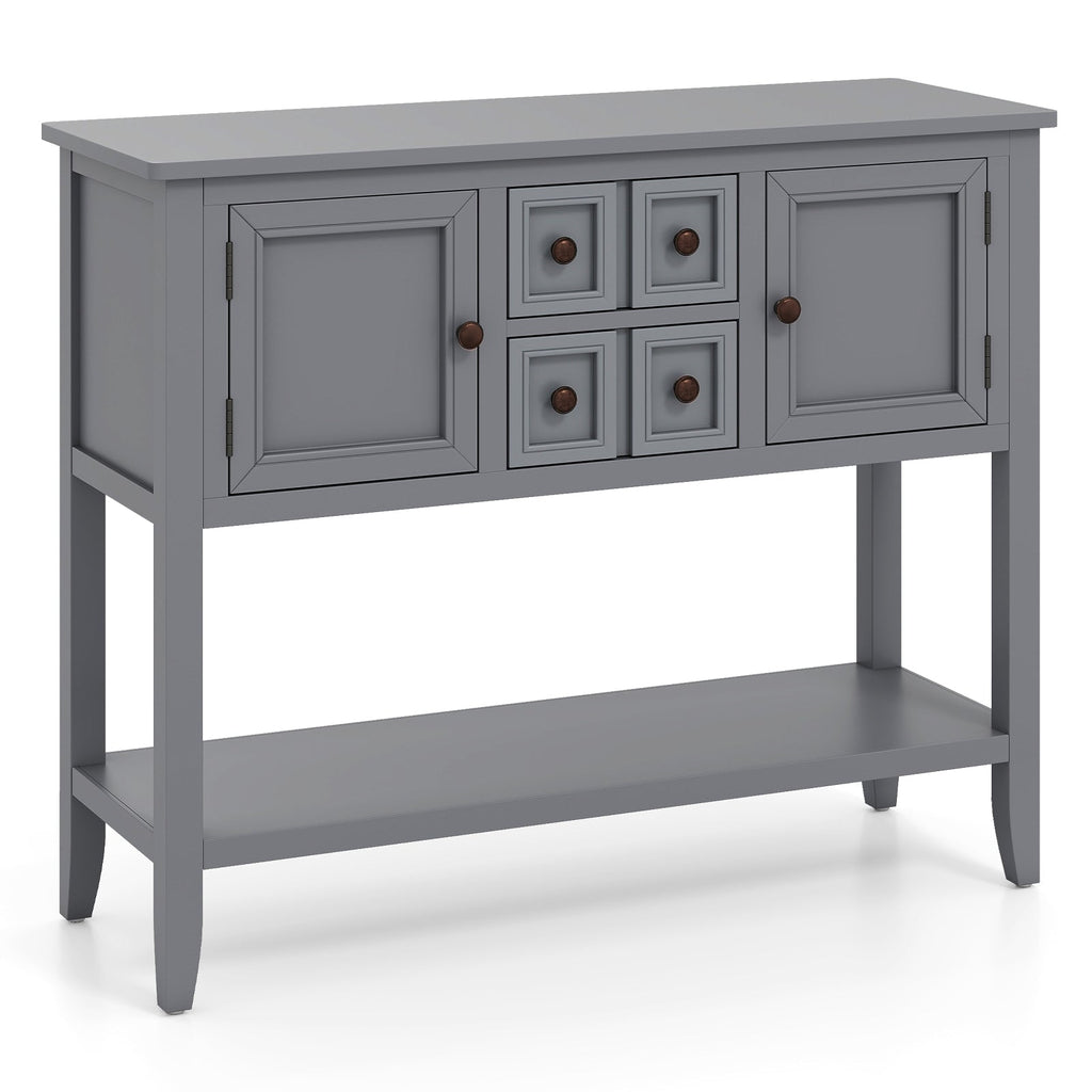 Buffet Sideboard Cabinet with 2 Doors and 2 Drawers