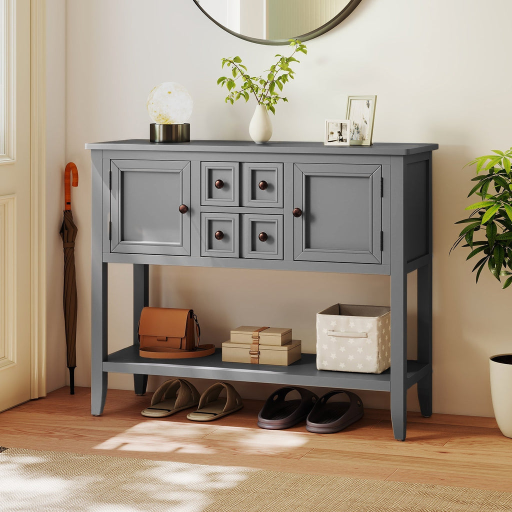 Buffet Sideboard Cabinet with 2 Doors and 2 Drawers