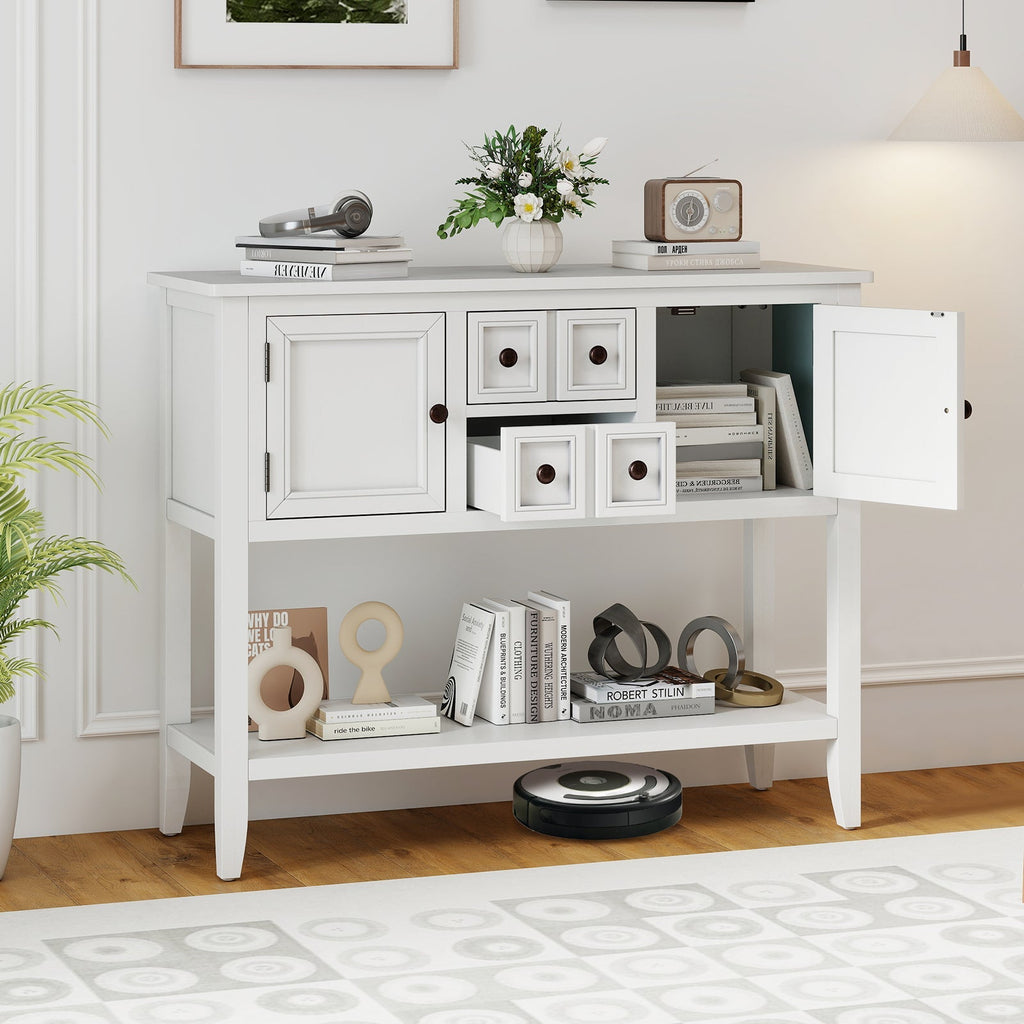 Buffet Sideboard Cabinet with 2 Doors and 2 Drawers