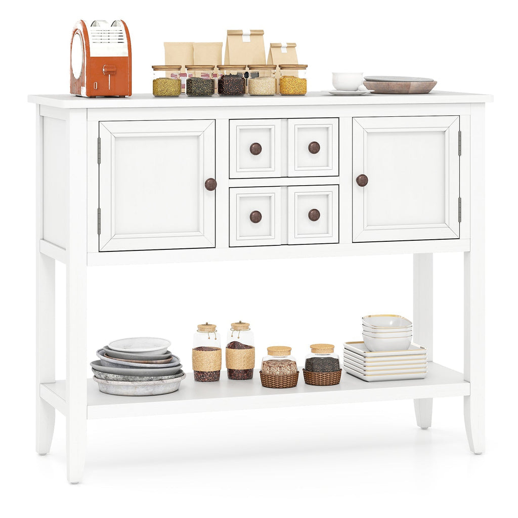 Buffet Sideboard Cabinet with 2 Doors and 2 Drawers