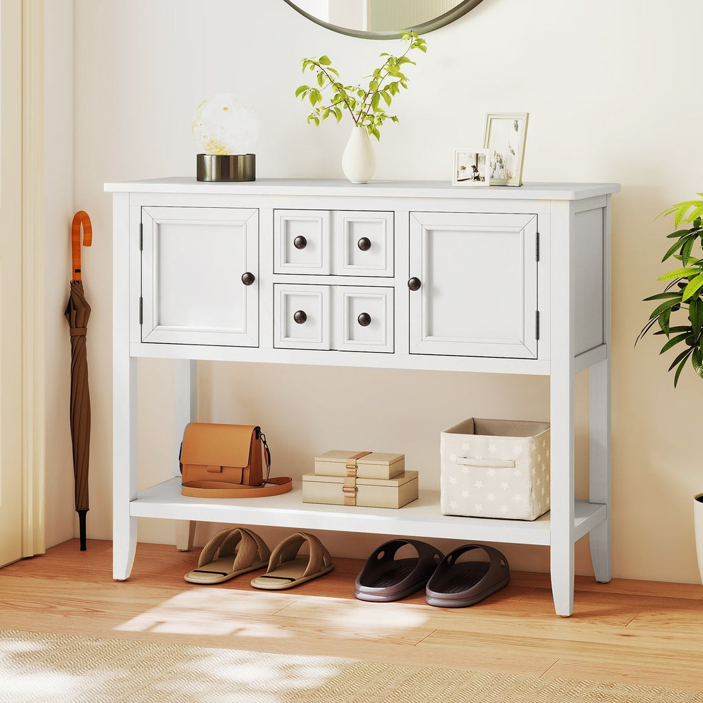 Buffet Sideboard Cabinet with 2 Doors and 2 Drawers