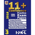 11+ Confidence: CEM-style Practice Exam Papers Book 3: Comprehension, Verbal Reasoning, Non-verbal Reasoning, Numerical Reasoning, and - Paperback