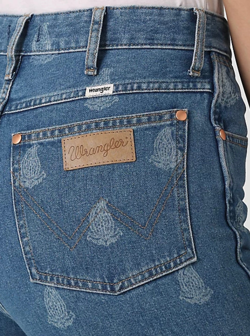 The Wrangler Westward Paisley Bootcut Jeans