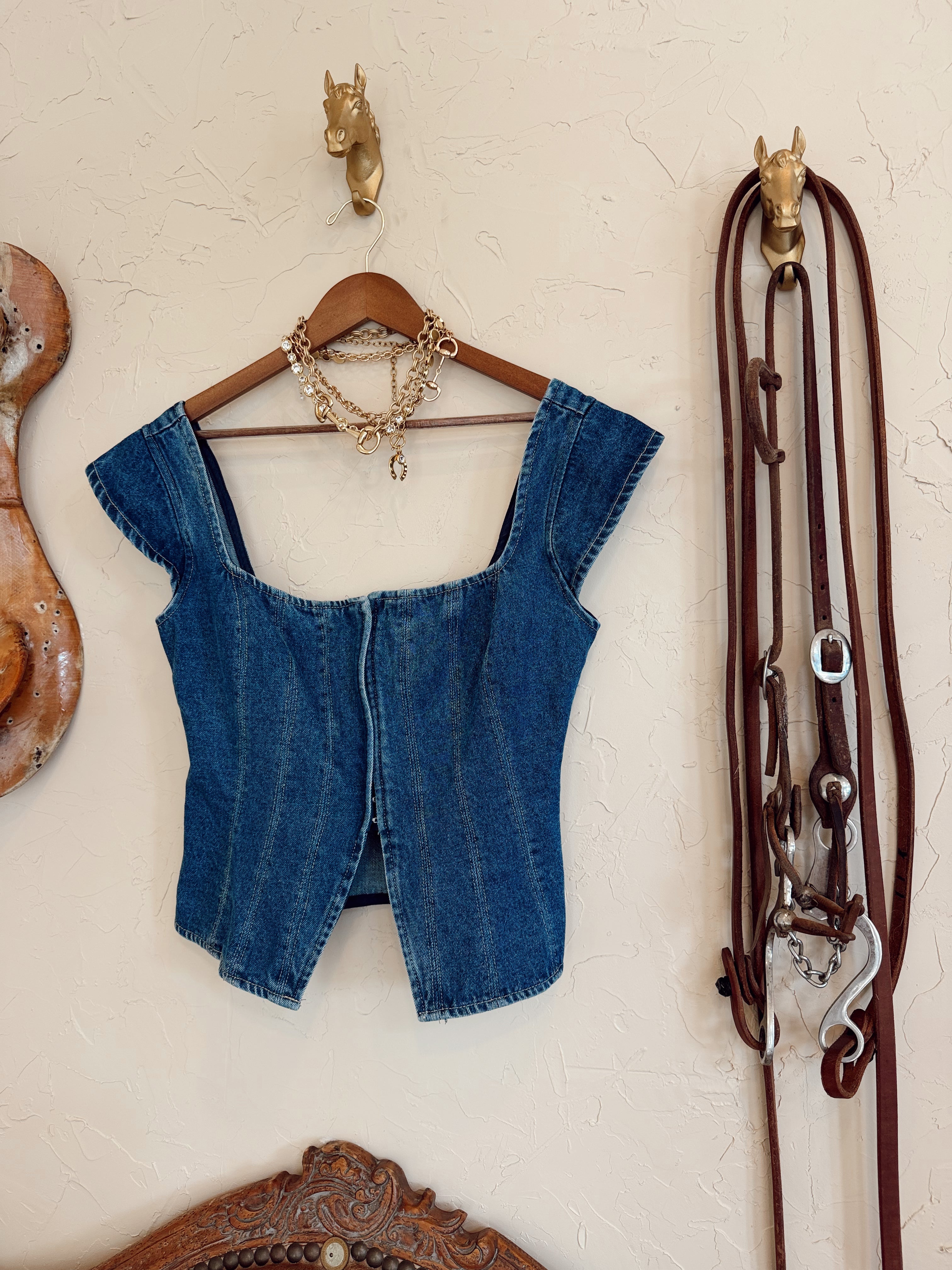 The Dunmore Denim Top