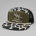 7 Panel Duck Camo Embroidered