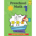 Preschool Math: Tracing Practice Activity Book for Kids 3-5 with Numbers, Colors, Animals, Shapes and More - Homeschool Kindergartener - Paperback