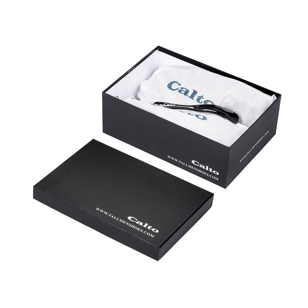 CALTO - Q394 - 3 Inches Taller (White/Black) - Basketball High-Top Sneakers