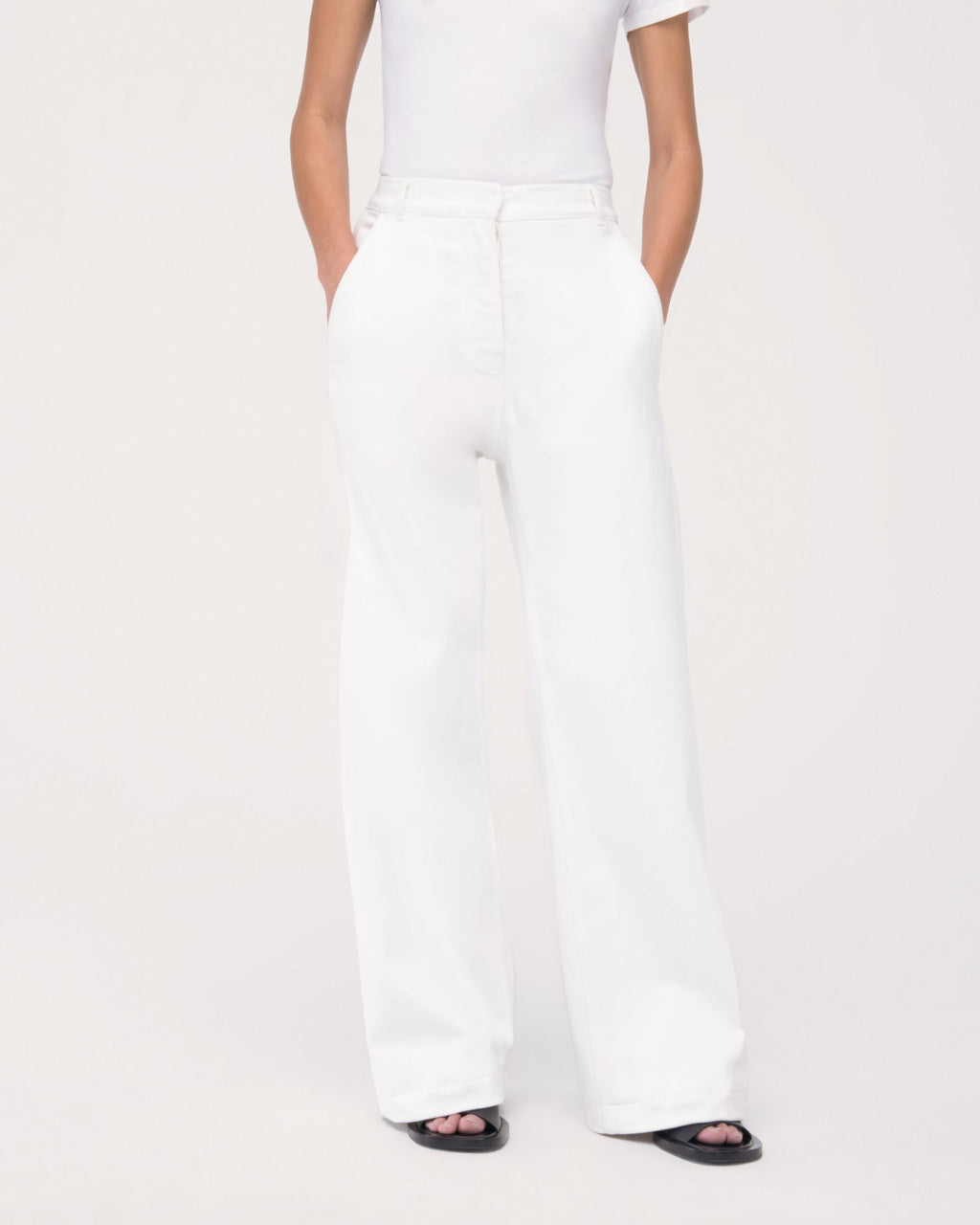 Boyfriend Denim Pant | Off White