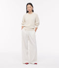Cashmere Knit Sweatshirt | Ivory