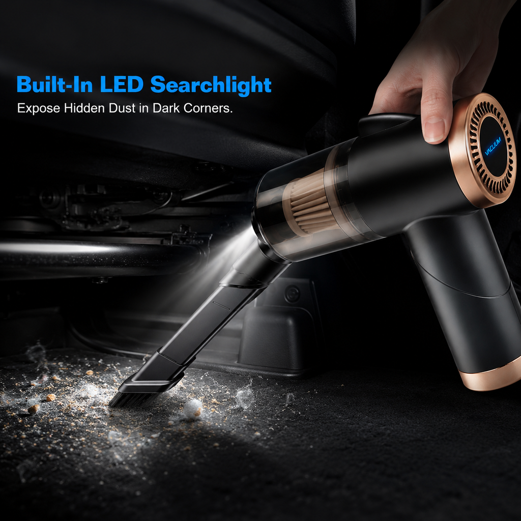 Cordless Handheld Vacuum Cleaner with Searchlight
