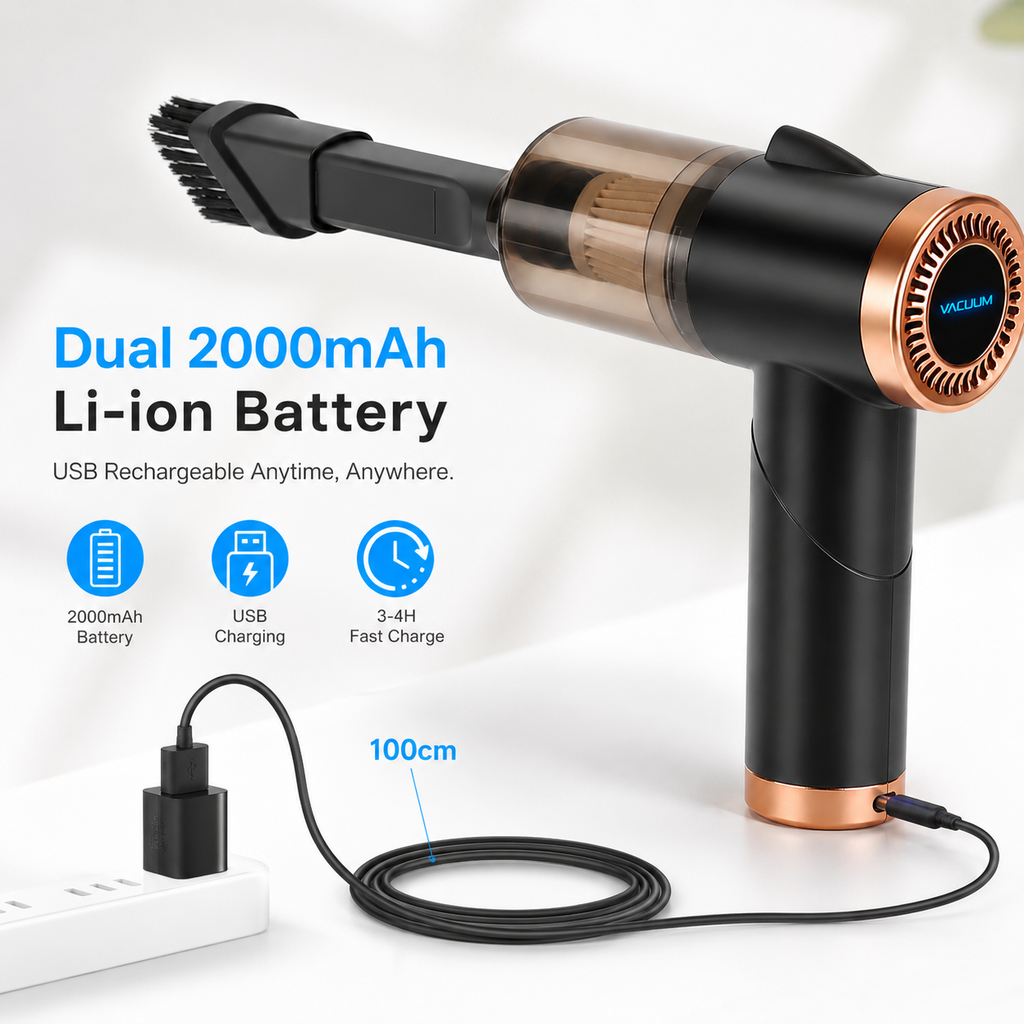 Cordless Handheld Vacuum Cleaner with Searchlight