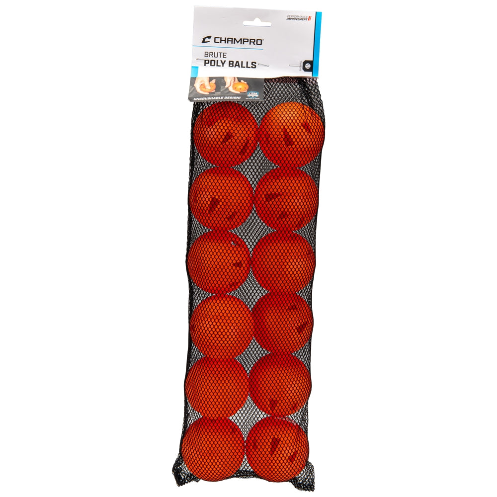CHAMPRO BASEBALL BRUTE TRAINING POLY BALL-BULK