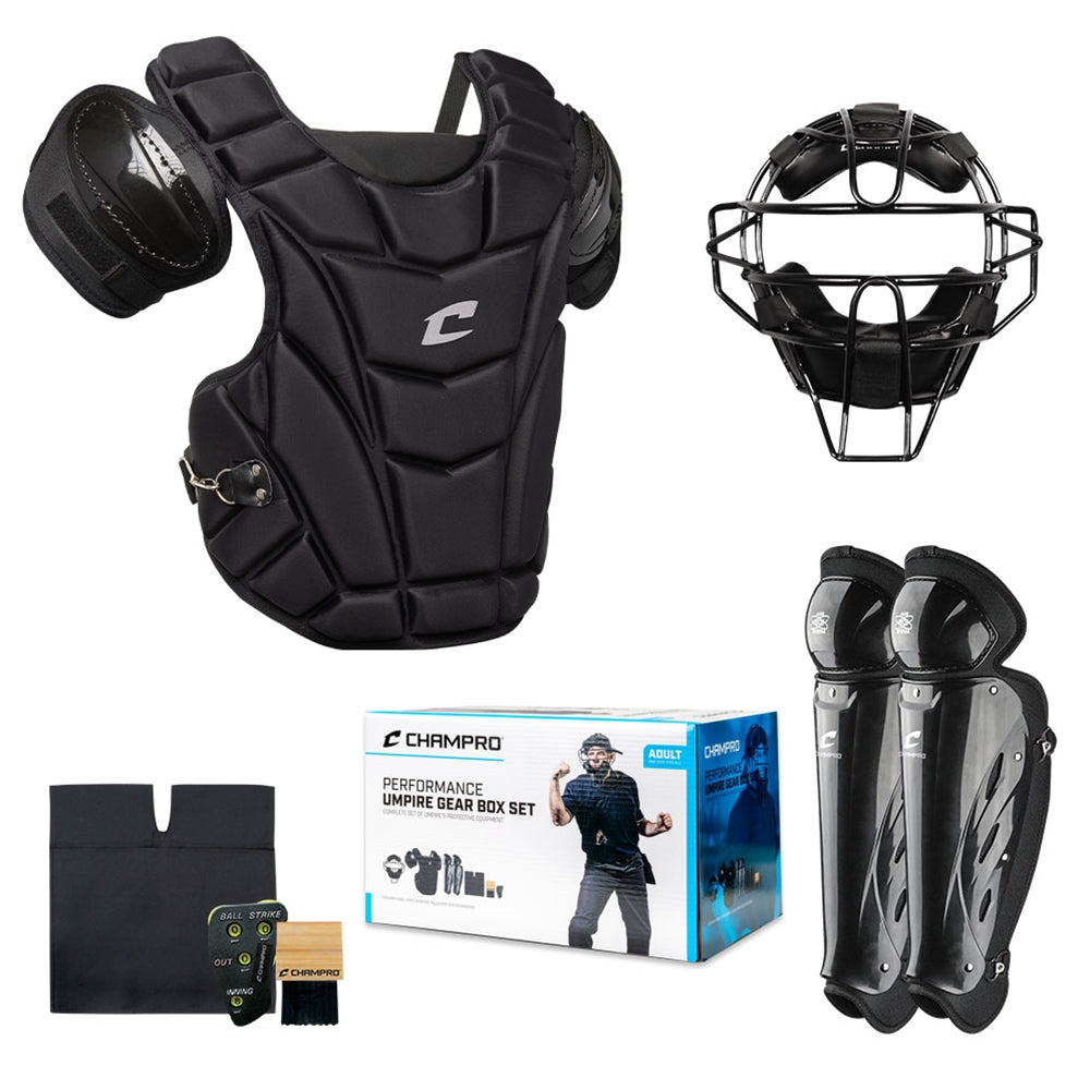 CHAMPRO BASEBALL STARTER UMPIRE KIT BLACK