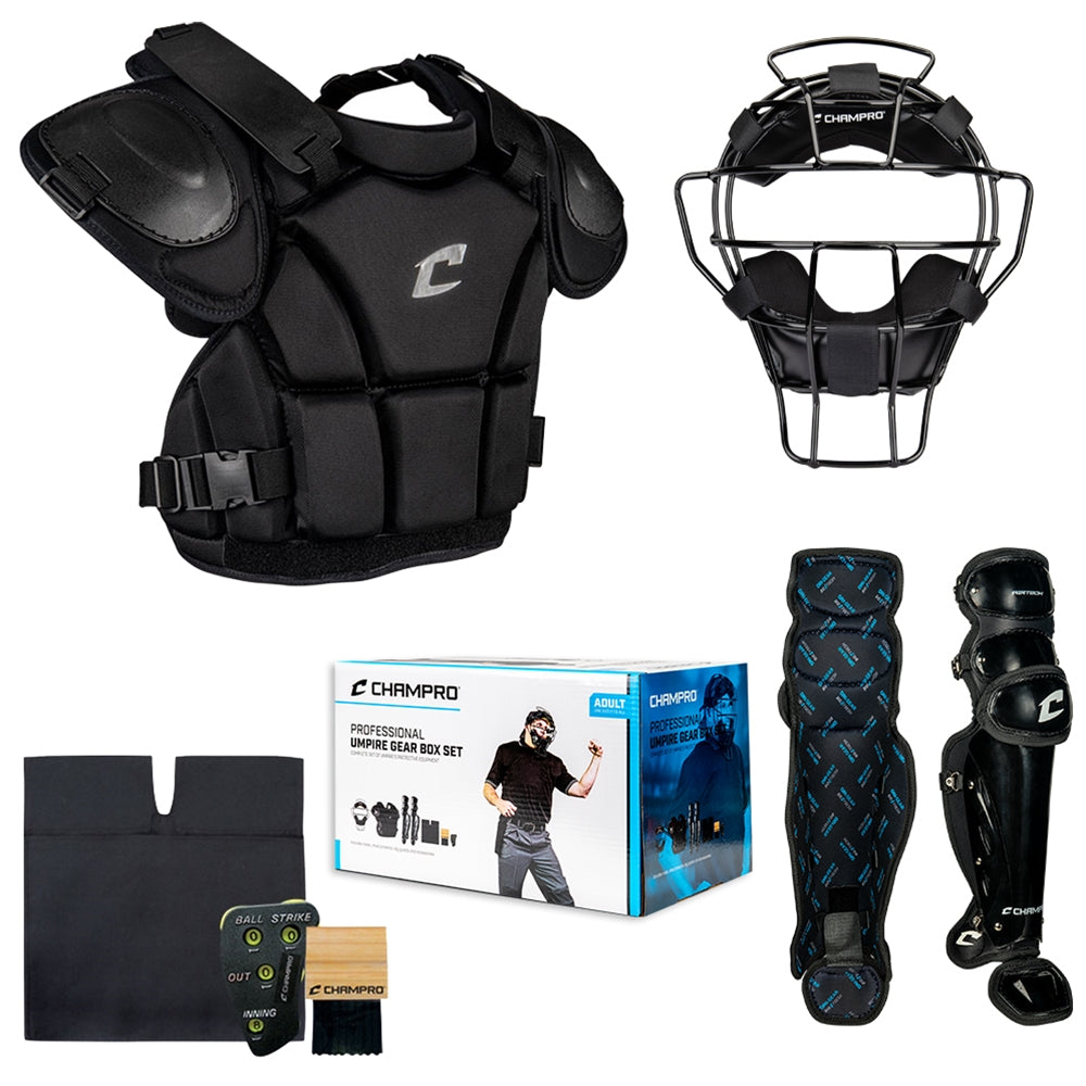 CHAMPRO BASEBALL VARSITY UMPIRE KIT BLACK