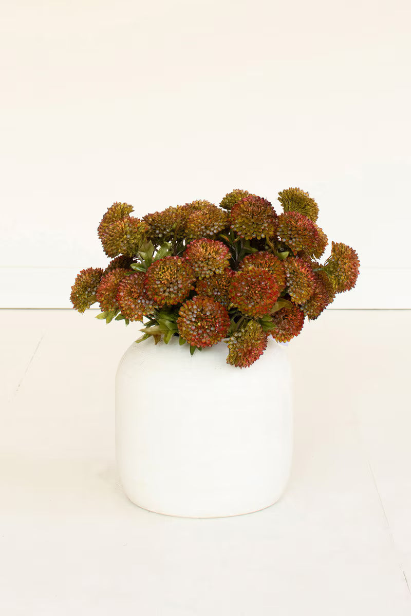 Artificial Auburn Ball Dahlia Bundle