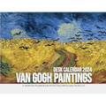 Van Gogh Paintings Desk Calendar 2024: A Monthly Planner For Your Goals, Notes, and To-Do List - Paperback