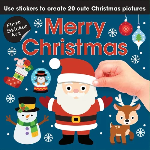 First Sticker Art: Merry Christmas - Paperback