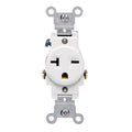 COM SNGL RECEPTCL20A WHT