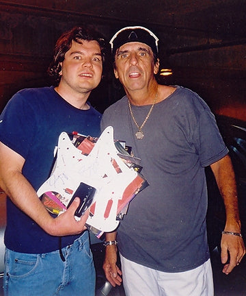 Alice Cooper Signed 3x Bloody Photo Graphics Strat Guitar ACOA