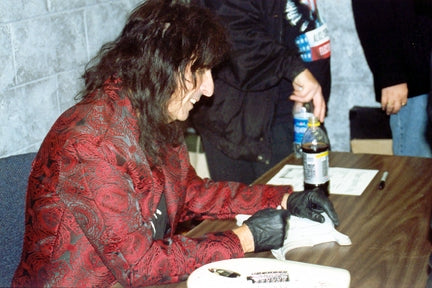 Alice Cooper Signed Autographed Custom Graphics Photo Guitar ACOA