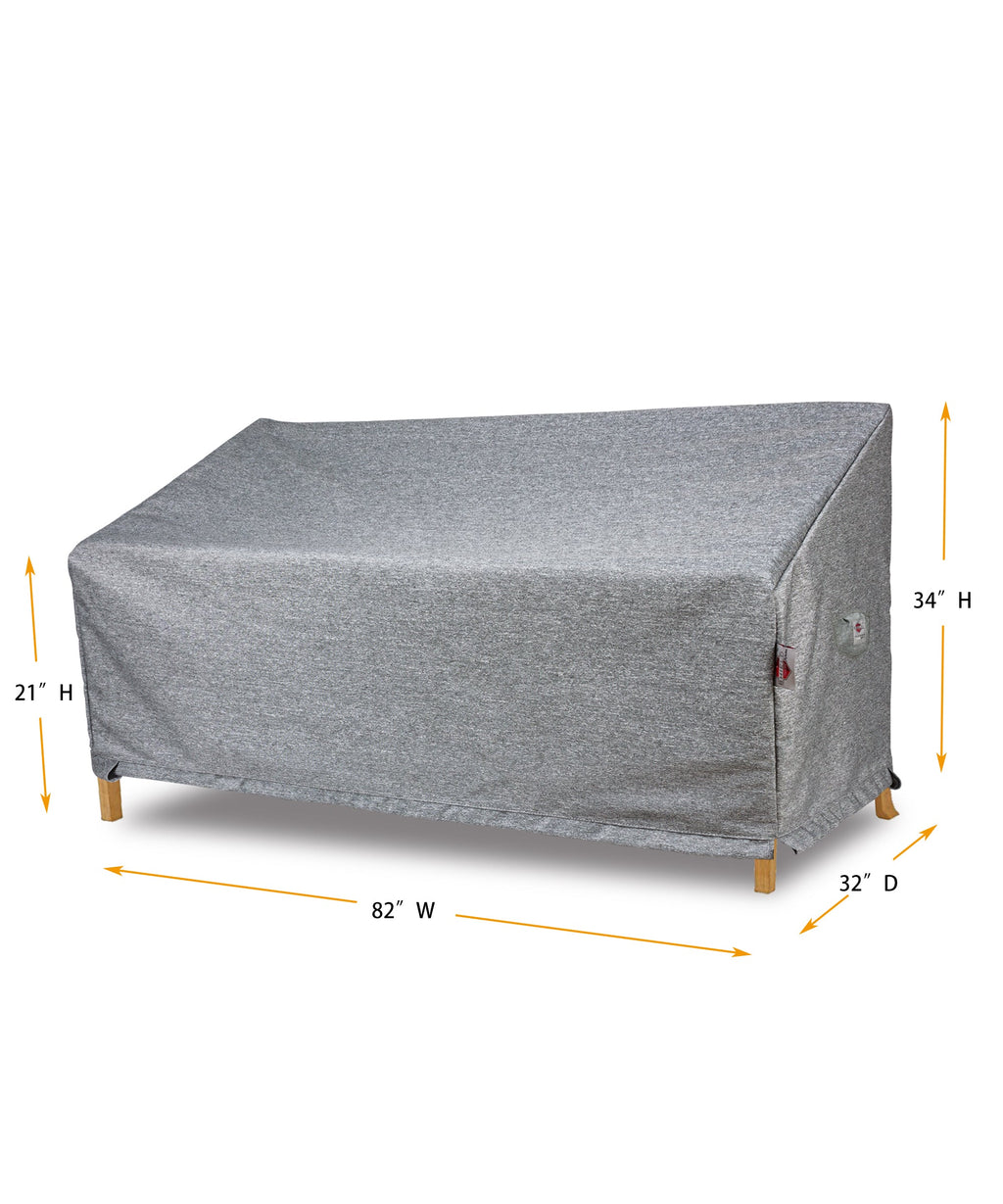 Sofa Cover Small - 82"W x 32"D x 21''/34"H Platinum