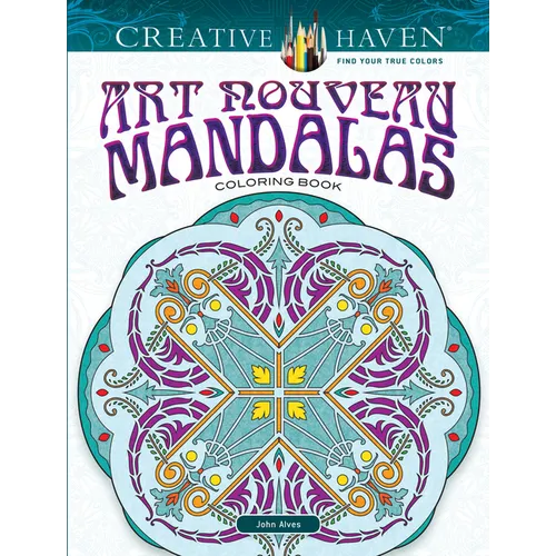 Creative Haven Art Nouveau Mandalas Coloring Book - Paperback