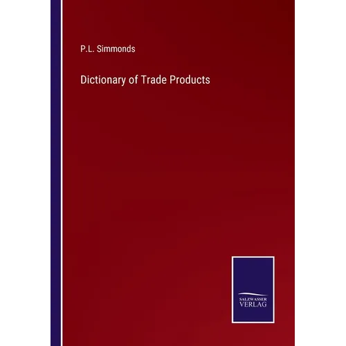 Dictionary of Trade Products - Paperback