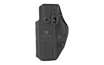 Crucial Concealment Covert IWB |  Inside Waistband Holster |  Ambidextrous |  Kydex |  Black |  Fits Glock 19