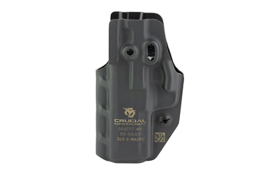 Crucial Concealment Covert IWB |  Inside Waistband Holster |  Ambidextrous |  Kydex |  Black |  Fits Glock 19