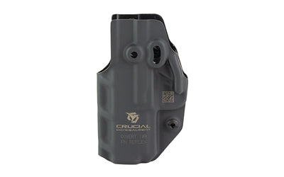 Crucial Concealment Covert IWB |  Inside Waistband Holster |  Ambidextrous |  Kydex |  Black |  Fits Glock 19