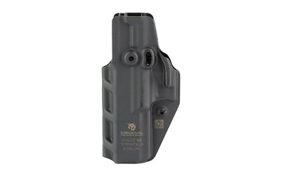 Crucial Concealment Covert IWB |  Inside Waistband Holster |  Ambidextrous |  Kydex |  Black |  Fits Glock 19