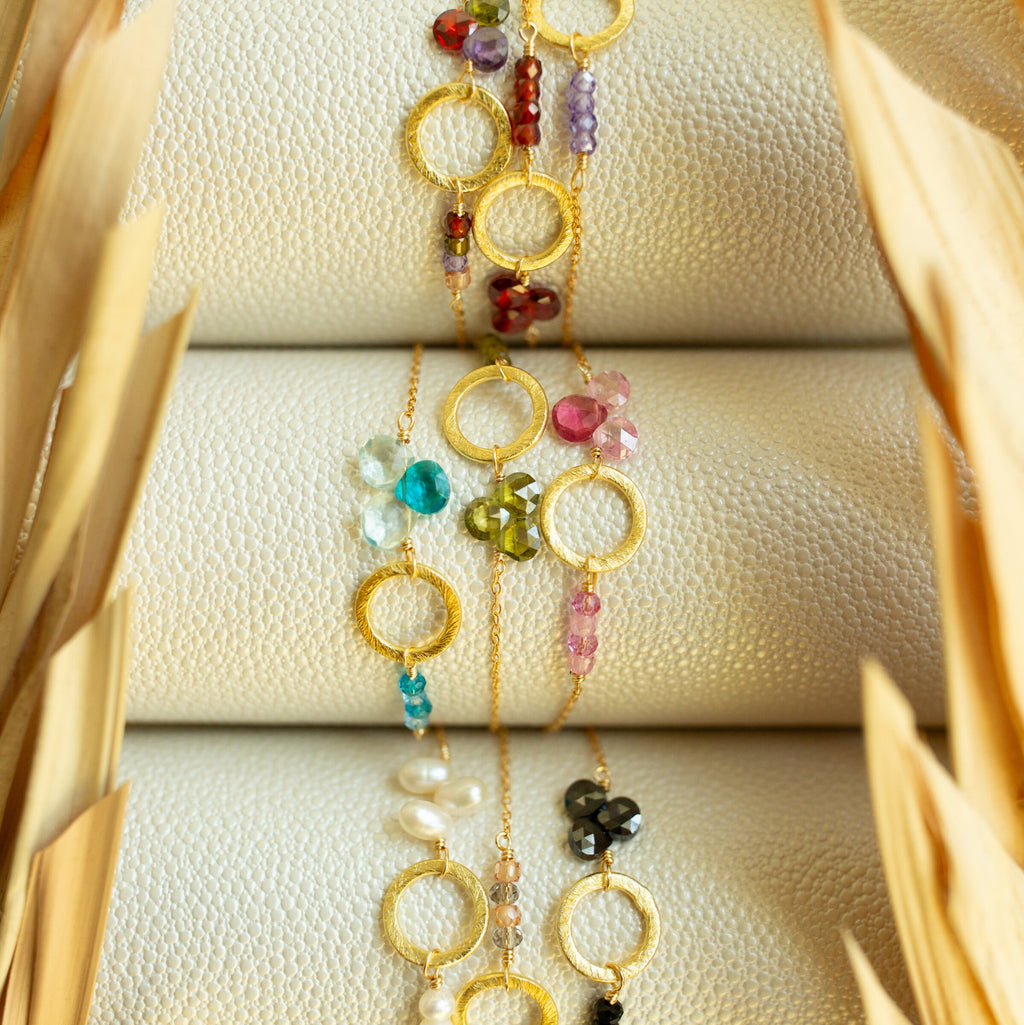 Pink Tourmaline Solara Bracelet