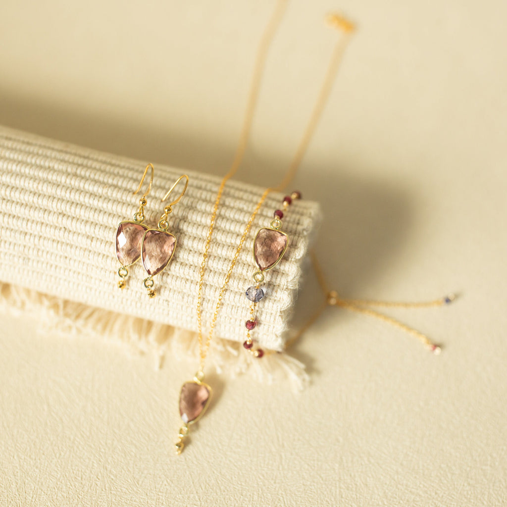 Rhodolite Garnet Silver Isla Collection