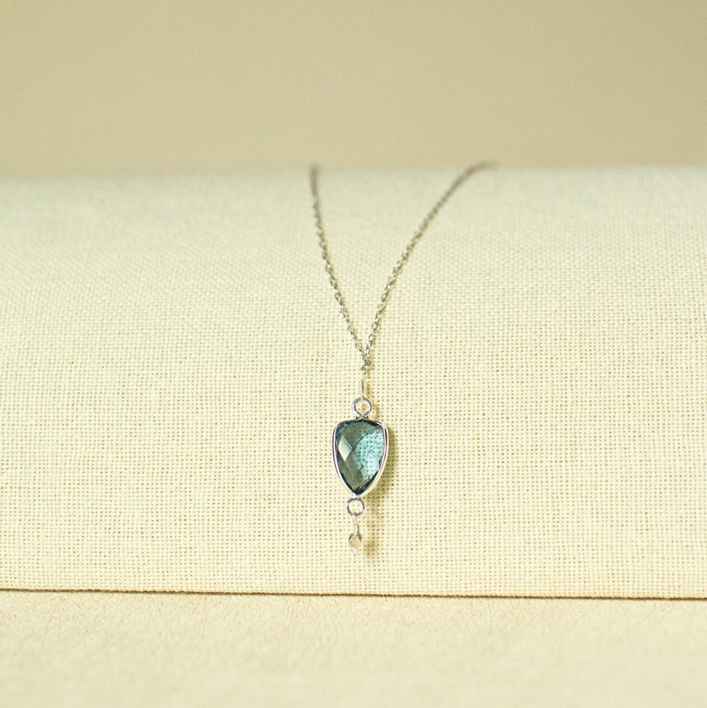 London Blue Gold Isla Necklace