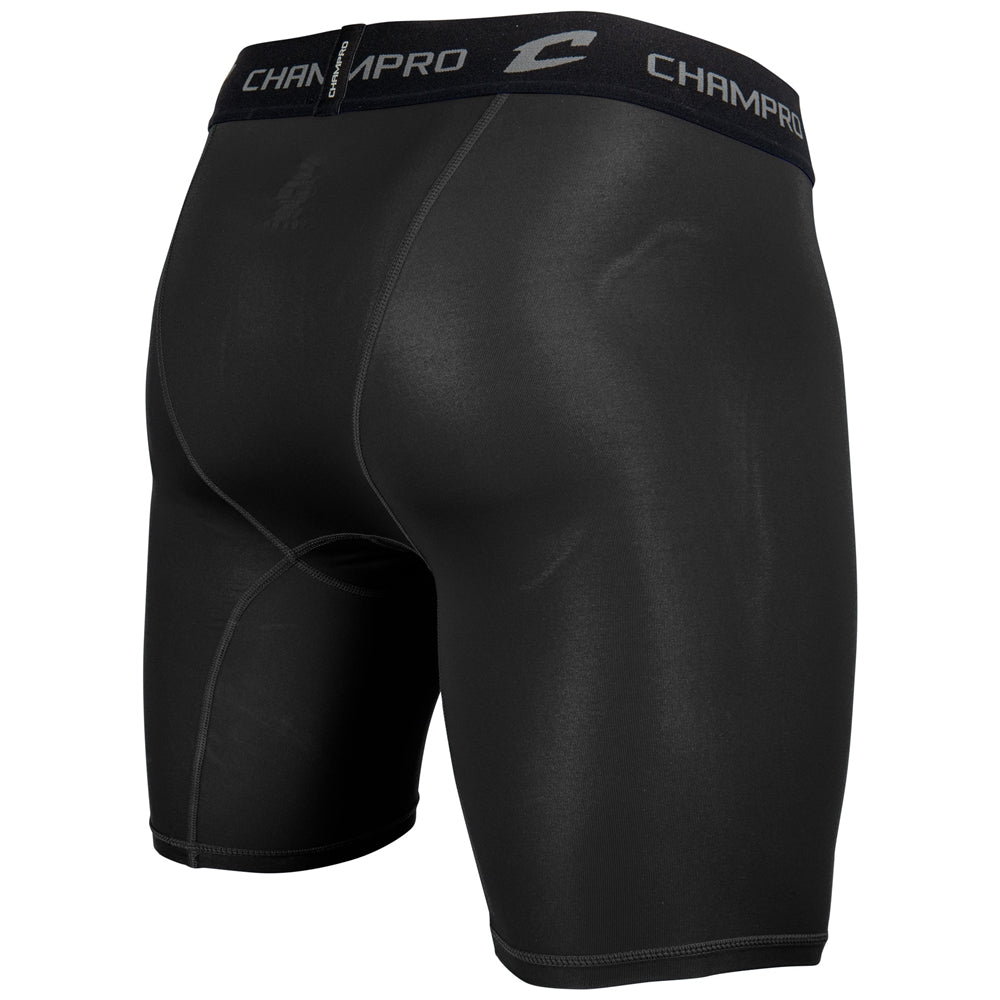 CHAMPRO SPORTSWEAR LIGHTNING 2.0 COMPRESSION SHORT WITH CUP POCKET