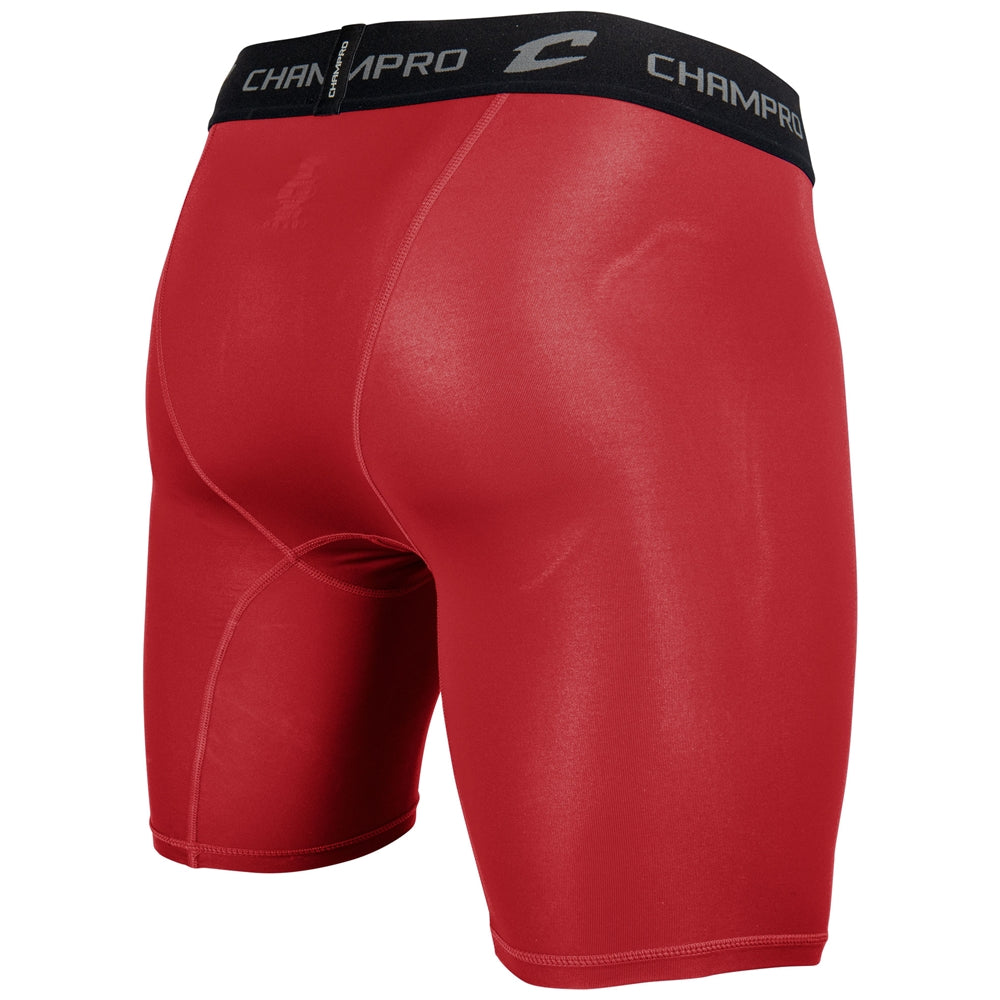 CHAMPRO SPORTSWEAR LIGHTNING 2.0 COMPRESSION SHORT WITH CUP POCKET