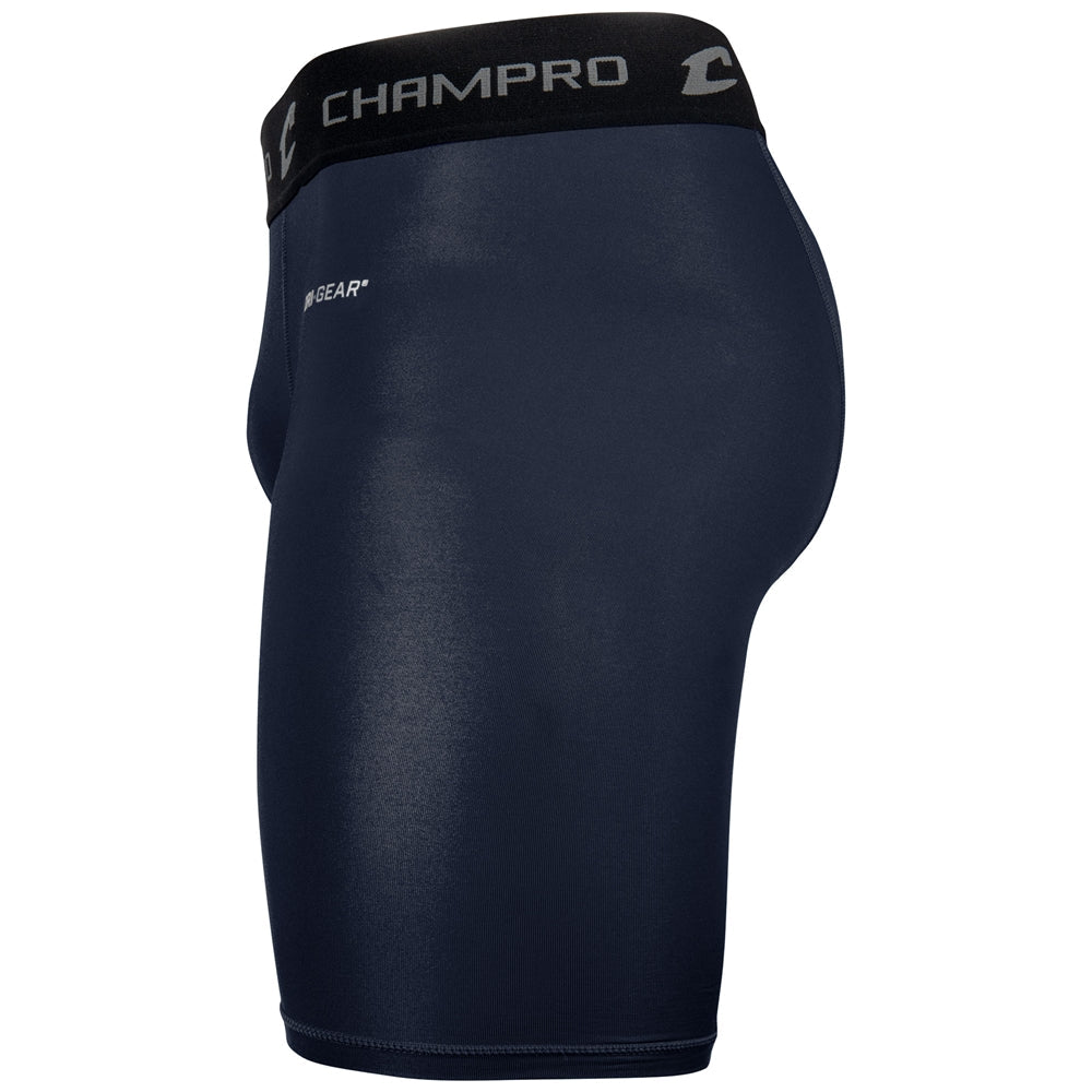 CHAMPRO SPORTSWEAR LIGHTNING 2.0 COMPRESSION SHORT WITH CUP POCKET