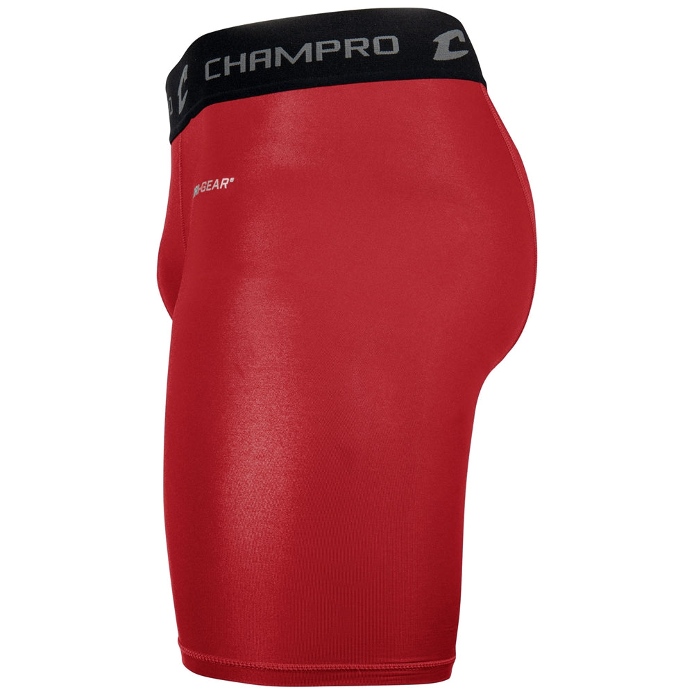 CHAMPRO SPORTSWEAR LIGHTNING 2.0 COMPRESSION SHORT WITH CUP POCKET