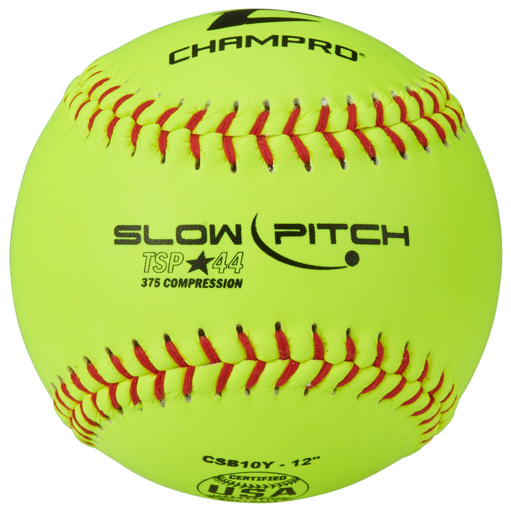 CHAMPRO SLOWPITCH TSP-44 ASA 12" SOFTBALL
