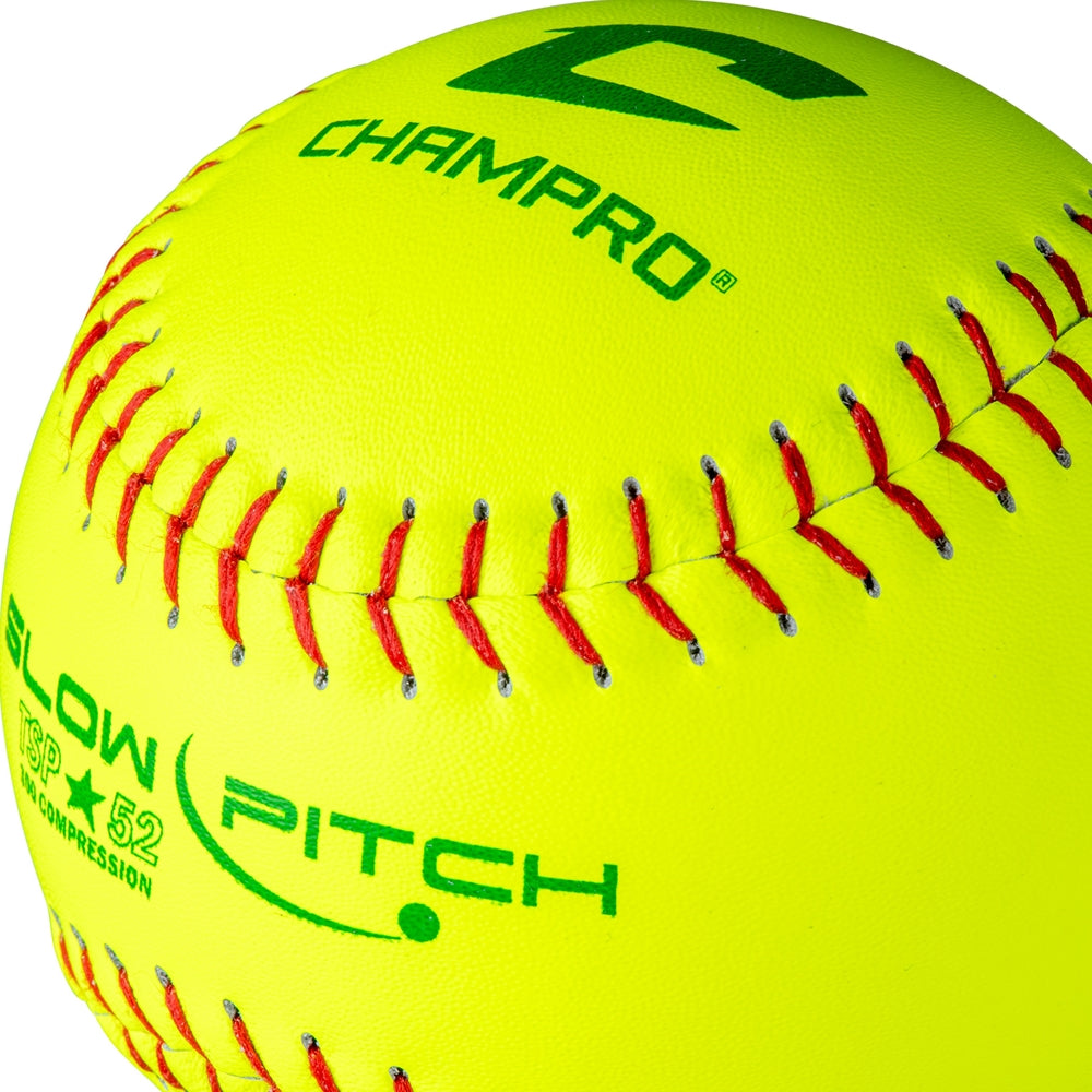 CHAMPRO SLOWPITCH TSP-52 ASA 12" SOFTBALL