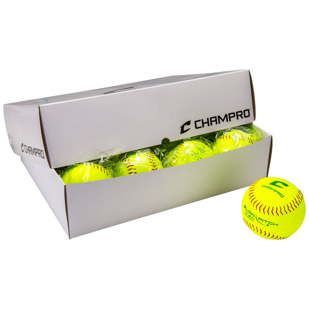 CHAMPRO SLOWPITCH TSP-52 ASA 12" SOFTBALL