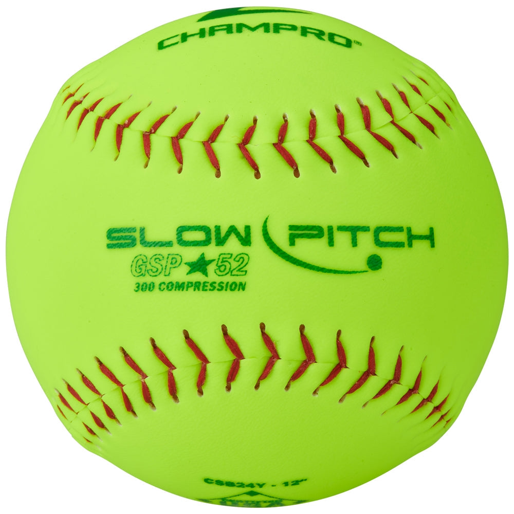 CHAMPRO SLOWPITCH GSP-52 ASA 12" SOFTBALL
