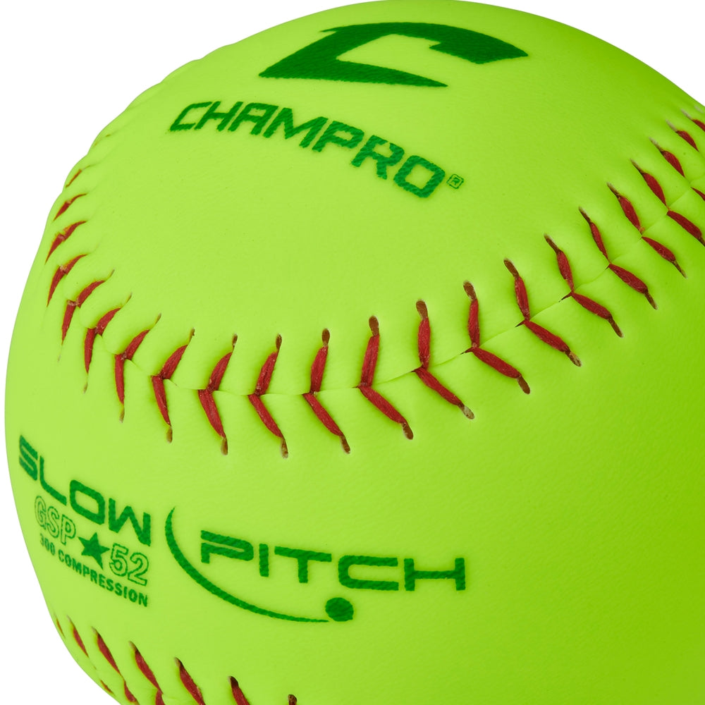 CHAMPRO SLOWPITCH GSP-52 ASA 12" SOFTBALL