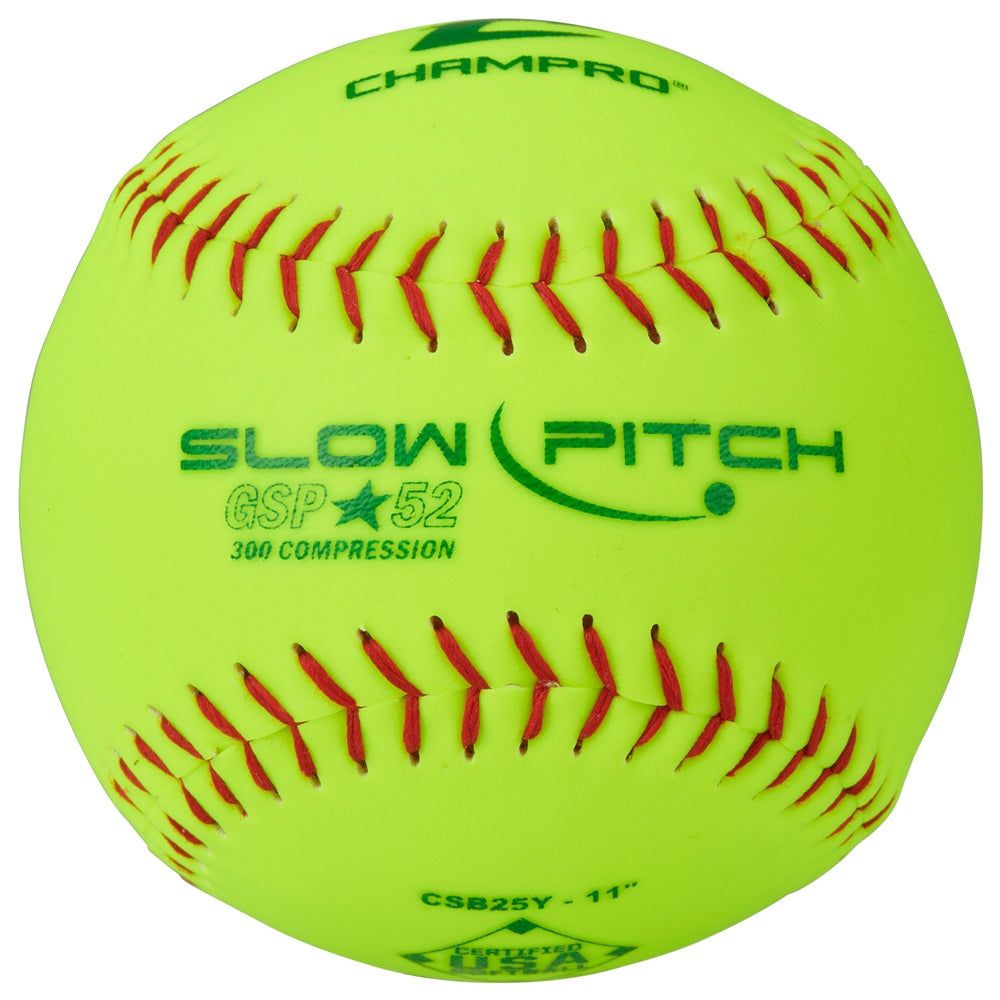 CHAMPRO SLOWPITCH GSP-52 ASA 11" SOFTBALL