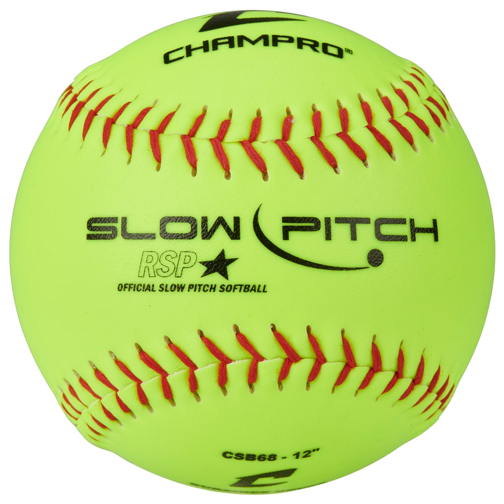 CHAMPRO SLOWPITCH 12" SLOW PITCH PRACTICE SOFTBALL