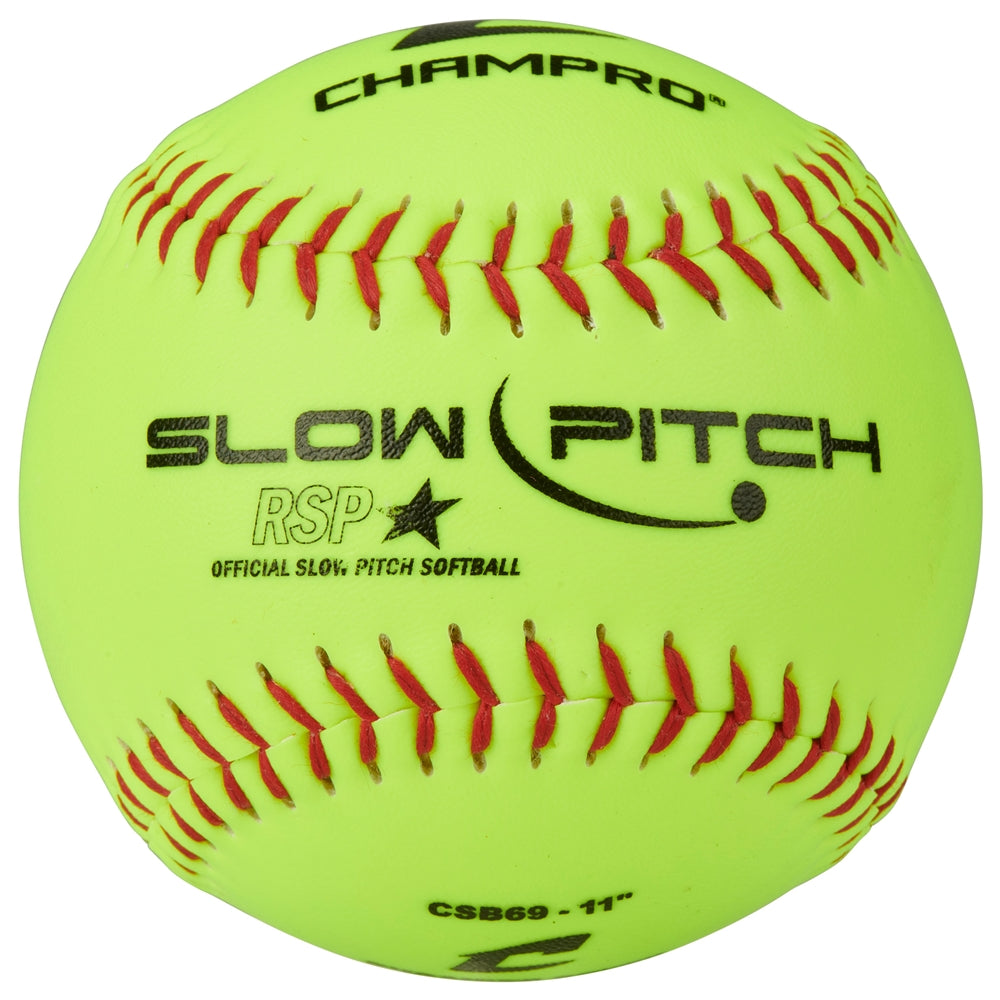 CHAMPRO SLOWPITCH 11" SLOW PITCH PRACTICE SOFTBALL
